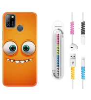 INFINIX Smart 4 5 6 Zero 8 S5 Pro Kılıf Kablo Koruma Spiral Silikon Dişlek 1615