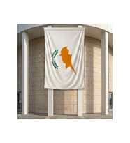 Kıbrıs Cumhuriyeti Bayrağı 140gr Premium Raşel Kumaş 200x300 cm