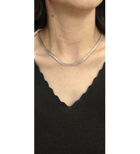 XUPİNG KOLYE SU YOLU MODELİ ÇELİK KOLYE-8001