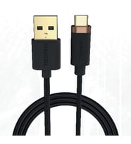 1m USB-A-USB-C 3.2 Gen1 Braided Black