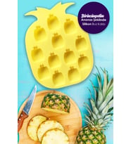 Ananas Şeklinde Silikon Buz Kalıbı  Mum, Sabun, Jöle, Çikolata Yapımında da Kullanılır.ESSU40