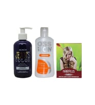 Saç Boyası Eflatun 250ml Ve Boya Temizleyici Ve Saç Açıcı