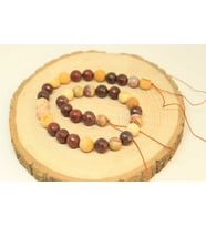 Jasper Taşı YARIM Dizi 9-10mm Aralığı (25880) (18cm uzunluğundadır)