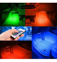 Hyundai Getz Araç İçi Ayak Altı Led Sese Duyarlı RGB 12 Led Kumandalı