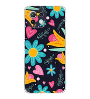 PrintiFy Xiaomi Mi 11 Lite ile Uyumlu Retro Color 1  Kamera Korumalı Şeffaf  Kılıf