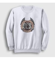 Presmono Unisex Beyaz Ccr Creedence Clearwater Revival Sweatshirt 489603tt (Beyaz)