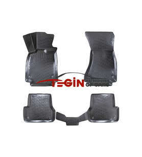 Audi A7 2013 3D Havuzlu Paspas Siyah