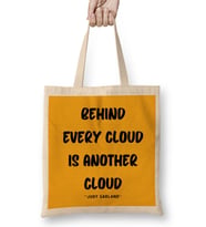 Nature Quotes Lover Gift Conservation Sayings Words Bez Çanta Uzun Saplı