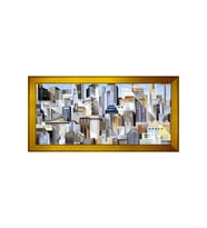 Manzara Temalı Kanvas Tablo 80 x 110 cm Gold Çerçeve
