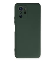 Poco X3 GT Kılıf Nano içi Kadife Silikon - Koyu Yeşil