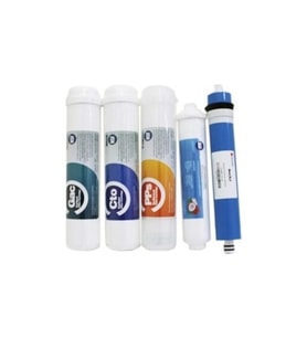 Aquaturk Inline Kapalı Kasa Tüm Su Arıtma Cihazlarına Uyumlu 5'li Filtre Takımı