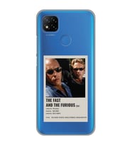 Redmi 9C / Redmi 10A Uyumlu Hızlı ve Öfkeli Minimalist Poster Desenli Şeffaf Telefon Kılıfı