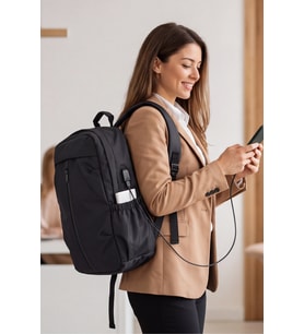 MultiMission USB Şarj Unisex Laptop Sırt Çantası Üniversite Okul Günlük Kullanım Çantası Hafif Ergonomik Tasarım
