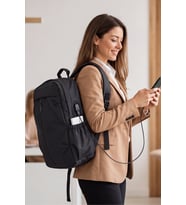 MultiMission USB Şarj Unisex Laptop Sırt Çantası Üniversite Okul Günlük Kullanım Çantası Hafif Ergonomik Tasarım