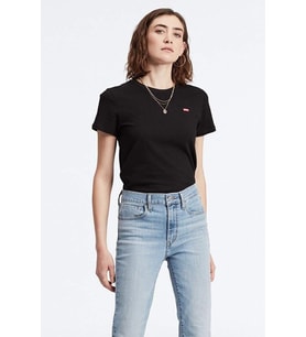 Levi's Kadın Siyah The Perfect Arma T-shirt A4917-0000
