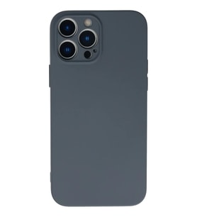 iPhone 13 Pro Max Kılıf Nano içi Kadife Silikon - Gri