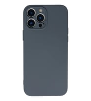 iPhone 13 Pro Max Kılıf Nano içi Kadife Silikon - Gri