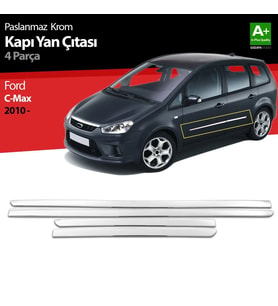 C-Max Uyumlu Krom Kapı Yan Çıtası 2010 Üzeri