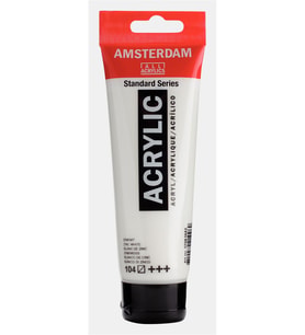 Amsterdam Akrilik Boya 120ml 104 Zinc White