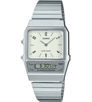 Casio AQ-800E-7A2DF Quartz Çelik Gri Krem Kadran 32 mm Erkek Kol Saati
