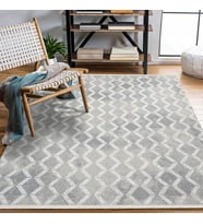 Makine Kaymaz Yıkanabilir Gri Geometrik Triko Salon Halısı Mutfak Halısı Koridor Halısı Yolluk 4305