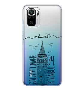 Xiaomi Galata Tower Tasarımlı Şeffaf Telefon Kılıfı