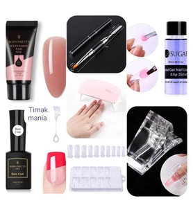 Poly Gel klipsli set (7 parça)