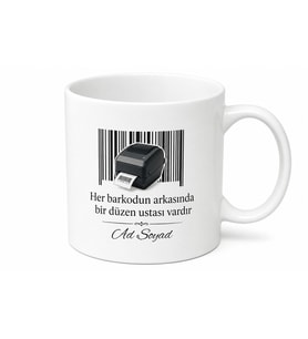 Etiketleme Makinesi Operatörü Barkod Basım Uzmanı Çay Kupası Hediye Bardak