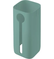 Fresh & SAVE Cube Cover Box Boyut 3S için, Güneş Işığına Karşı Koruma, Doluluk Göstergesi, BPA İçermeyen Plastik, Adaçayı Yeşili, Yeşil