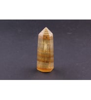 Sarı Florit Doğal Taş Piramit 7 cm, 93 gr, D005