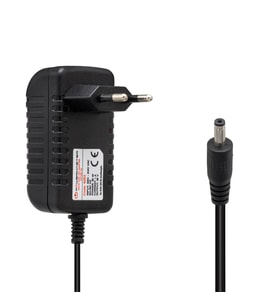 Powermaster PM-620 18 Volt - 1 Amper 3.5*1.35 Mm Uçlu Plastik Kasa Priz Tipi Adaptör (Siyah)