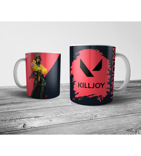 Pixxa Killjoy Valorant Kupa Bardak  