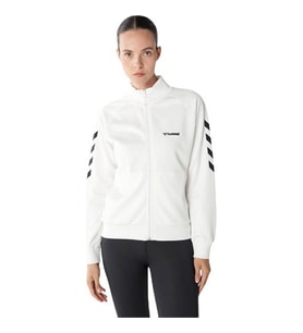 Hummel Genesa Zıp Beyaz Kadın Sweatshirt 921773-9003