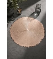 6’lı Amerikan Servisi Supla Yuvarlak Gold 38 Cm – 77508