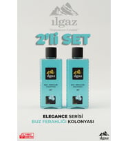 Ilgaz Buz Ferahlığı Kolonyası 2'li Set 80 Derece 400 ml Elegance Series