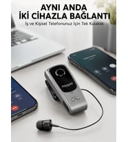Mikrofonlu Ve Ses Kontrollü Kablosuz Kulak İçi Kulaklık