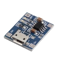 Lityum Pil 18650 Şarj Devresi TP4056 1A LiIon Mikro Usb Soket