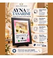Dünyanın En Güzel Kızı – Aynalı Spotify Çerçeve makyaj aynası çerçeve Sevgiliye anlamlı hediye