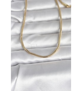 CM 14K Gold Renk Yılan Zincir Model 60 cm Kadın Kolye 5886 - HPSBYI7663-1990