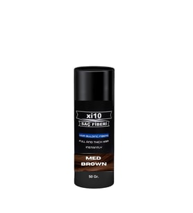 xi10 50 Gr. Orta Kahve (Med Brown ) Saç Tozu Topik Hair Fiber Keratin