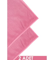 Mikrofiber 40x40cm 2li Zor Kir Ve Yağ Temizlik Bezi - Pembe