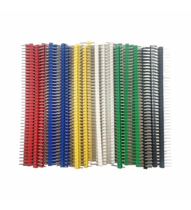 30 Adet 40 Pin Erkek Header Seti 6 Renkli 2.54mm Kırılabilir