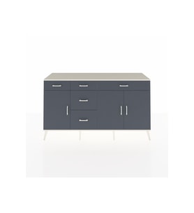 Hyperion Konsol 2 Raflı 5 Çekmeceli 3 Kapaklı 176x44x99 Aytaşı-Antrasit