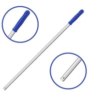 Mulpex Premium Kalite Alüminyum Eloksallı Sap, Delikli 140 cm. Mavi