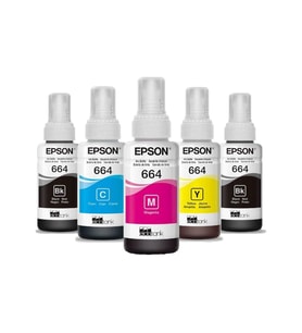 Epson 664 EcoTank L565 Mürekkep Kartuş Takımı +1 Siyah Mürekke