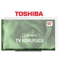 Toshiba 55QV3F63DT Tv Ekran Koruyucu - Toshiba 55" inç 139 Ekran 4K HD Smart QLED TV Ekran Koruyucu