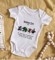 BK Kids Sen Bizim Süper Kahramanımızsın Tasarımlı Bebek Body Zıbın - Model 1