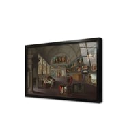 Resim Galerisi Giovanni Pannini Çerçeveli Cam Tablo