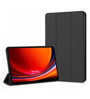 Microsonic Samsung Galaxy Tab S10 Plus X820 Kılıf Slim Translucent Back Smart Cover Siyah