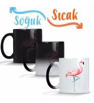 Flamingo 6 Sihirli Kupa Bardak Porselen
